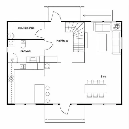 Enebolig Pa Vakre Hakoya, Like Ved Tirpiz Vraket Hotel Tromsø